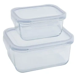Gifi Conservation Alimentaire^2 boîtes de conservation en verre 640 ml et 1500 ml