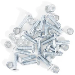 20 boulons poêlier cruciforme acier zingué - 4x15 mm^Gifi Best