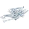 12 boulons tête fraisée acier zingué - 4x40 mm^Gifi Discount