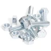 6 boulons tête hexagonale acier zingué - 6x25 mm^Gifi