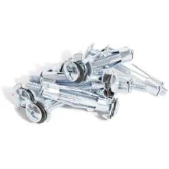 8 chevilles métalliques pour matériaux creux avec vis - Ø8x24 mm^Gifi Best