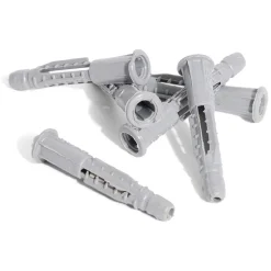 6 chevilles universelles en nylon tous matériaux avec vis - Ø6x35 mm^Gifi Online