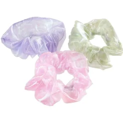 3 chouchous métallisé sirène vert/violet/rose^Gifi Online