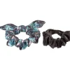2 chouchous noir uni/imprimé tropical^Gifi Best