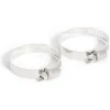 2 colliers de serrage acier zingué - Ø25 à 40 mm^Gifi Clearance