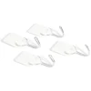 4 crochets adhésifs en plastique avec pointe métal - 30x25 mm^Gifi Outlet