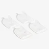4 crochets adhésifs en plastique transparent - 25x35 mm^Gifi Outlet