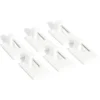 6 crochets adhésifs pour tringle en plastique blanc - 17x24 mm^Gifi Sale