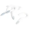 8 crochets ouverts en acier plastifié blanc - 4x30 mm^Gifi Discount