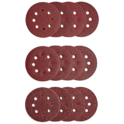12 disques abrasifs en Corindon pour ponceuses vibrantes - Ø125 mm^Gifi Sale