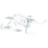 8 gonds à vis acier plastifié blanc - 3x30mm^Gifi Best
