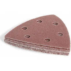 9 patins abrasifs en Corindon pour ponceuses vibrantes - 93 x 93 mm^Gifi Online