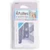 4 pattes d'assemblage - 80 mm^Gifi Online