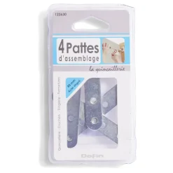 4 pattes d'assemblage - 80 mm^Gifi Online