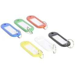 6 porte-étiquettes en plastique coloré^Gifi Sale