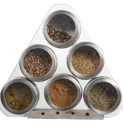 Gifi Vaisselle Et Accessoires De Table^6 pots à épices avec support aimanté