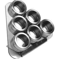 Gifi Vaisselle Et Accessoires De Table^6 pots à épices avec support aimanté
