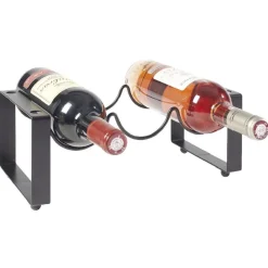 Gifi Rangement De Cuisine^2 range bouteilles x3 métal noir