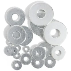 20 rondelles plates larges assorties acier zingué - Ø3/4/5/8/10 mm^Gifi Outlet