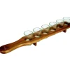 Gifi Vaisselle Et Accessoires De Table^6 verres shooter sur support en bois