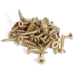 40 vis agglo tête fraisée acier bichromaté - 3x16 mm^Gifi Discount