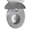 Abattant WC 2 en 1 gris^Gifi Best