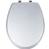Abattant WC argenté uni^Gifi