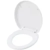 Abattant WC blanc avec frein de chute^Gifi Online