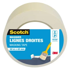 Adhésif de masquage Scotch ligne droite beige^Gifi New