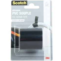 Adhésif PVC souple Scotch noir^Gifi Outlet