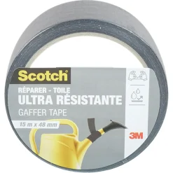 Adhésif toile Scotch large ultra résistant noir^Gifi New