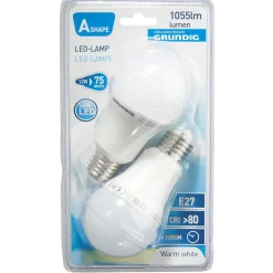 Ampoule A60 en verre blanc 1055 lm x2^Gifi Outlet