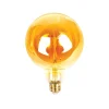 Ampoule bulbe ambrée à filament connectée E27 40 W^Gifi Online