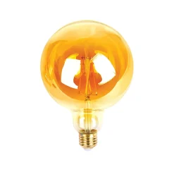 Ampoule bulbe ambrée à filament connectée E27 40 W^Gifi Online