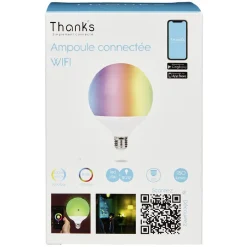 Ampoule bulbe LED connectée couleurs changeantes E27 80 W^Gifi New