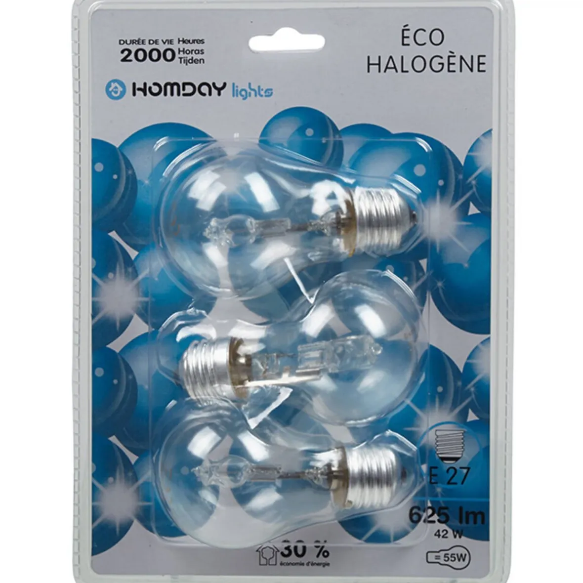 Ampoule éco halogène Homday x3^Gifi Clearance