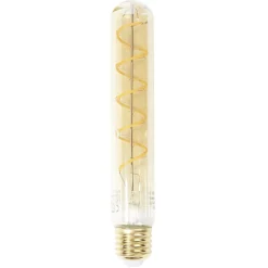 Ampoule déco ambrée tube E27^Gifi New
