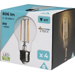 Ampoule led à 4 filaments E27^Gifi Sale