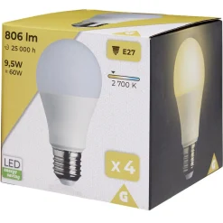 Ampoule led à 4 filaments E27^Gifi Hot