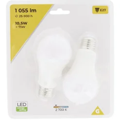Ampoule LED A60 E27 x2^Gifi Outlet
