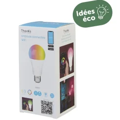 Ampoule LED connectée couleurs changeantes E27 60 W^Gifi Hot