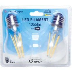 Ampoule LED culot E27 1055lm x2^Gifi Online