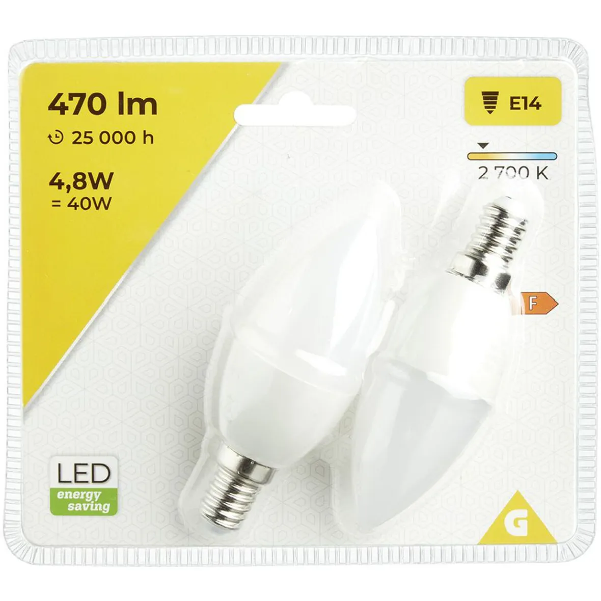 Ampoule LED E14 C35 470lms x2^Gifi Clearance