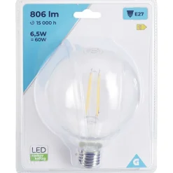 Ampoule LED filament E27 G95 860lms^Gifi Outlet