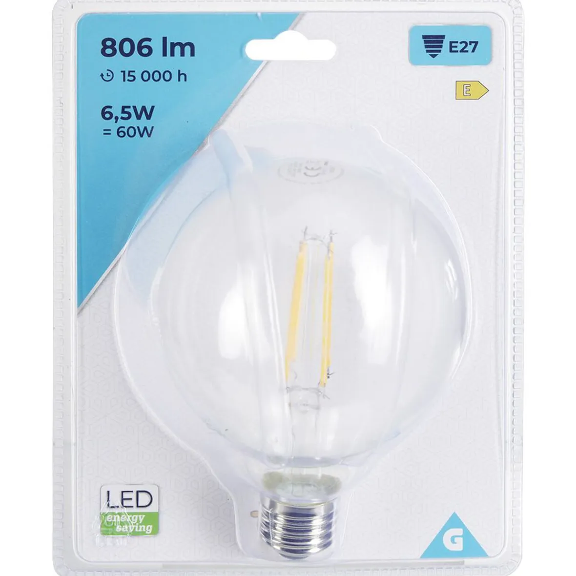 Ampoule LED filament E27 G95 860lms^Gifi Outlet