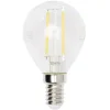 Ampoule LED filament E14 G45 Homday lumière chaude 250lms x2^Gifi Discount
