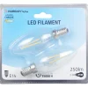 Ampoule LED filament Homday lumière chaude x2^Gifi New