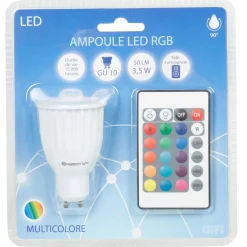 Ampoule LED GU10 couleurs changeantes^Gifi Outlet