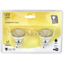 AMPOULE LEDX2 GU10 5W^Gifi