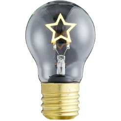 Ampoule USB rechargeable filament LED étoile jaune Ø7xH12cm^Gifi Clearance